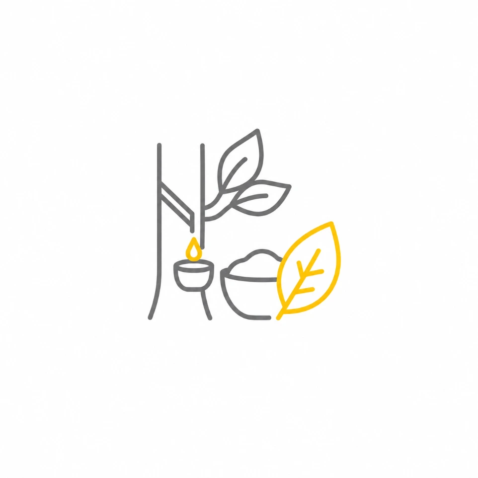 100% natural latex mattress made from sustainably sourced rubber tree latex.